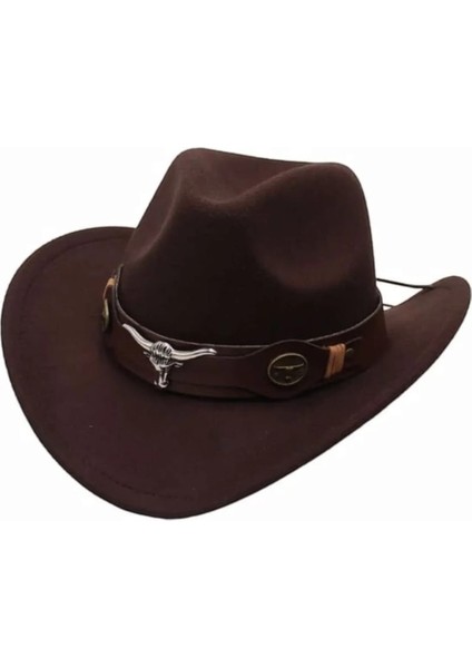 Kovboy Fötr Şapka Kovboy Şapkası Kovboy Şapka indirimleri