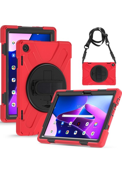 Lenovo Tab M10 10.1 3. Nesil Silikon + Pc Tablet Kılıfı (Yurt Dışından)