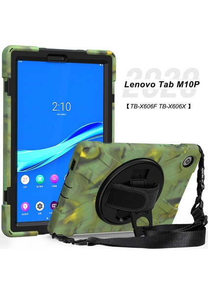 Lenovo Tab M10 Plus TB-X606F Darbeye Dayanıklı Silikon + Pc Kılıfı Için (Yurt Dışından) fiyatları