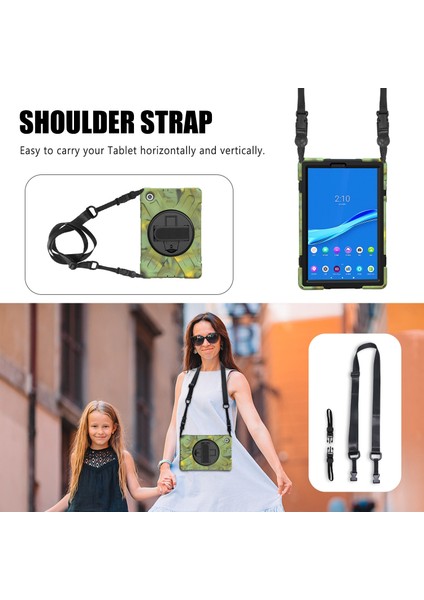 Lenovo Tab M10 Plus TB-X606F Darbeye Dayanıklı Silikon + Pc Kılıfı Için (Yurt Dışından) fırsatları