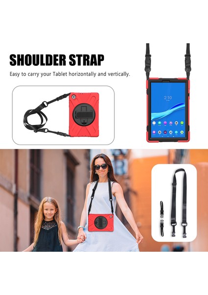 Lenovo Tab M10 Plus TB-X606F Darbeye Dayanıklı Silikon + Pc Kılıfı Için (Yurt Dışından) fiyatları