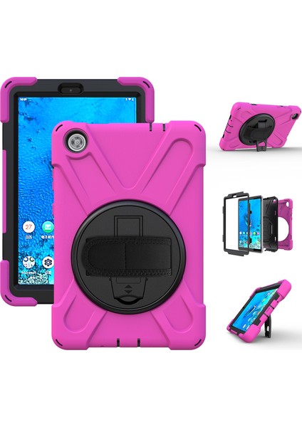 Lenovo Tab M8 Silikon + Pc Kılıfı Için (Yurt Dışından)