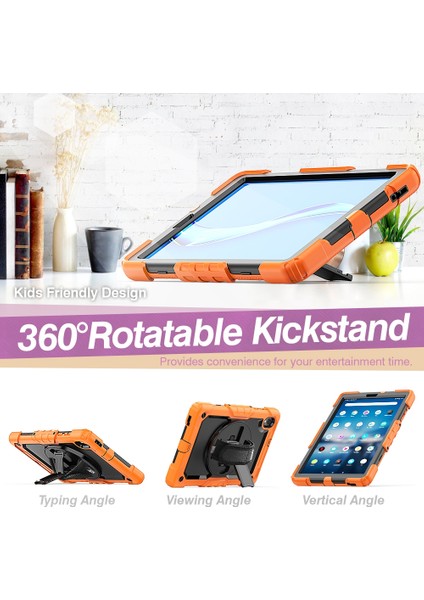 Lenovo Tab M10 Hd TB-X306X Için Silikon + Pc Tablet Kılıfı (Yurt Dışından) modelleri