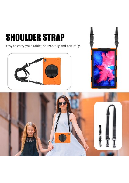 Lenovo Tab P11 TB-J606F Için Darbeye Dayanıklı Silikon + Pc Kılıfı (Yurt Dışından) fırsatları