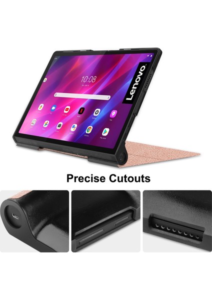 Lenovo Yoga Tab 11 / YT-J706X Için Custer Texture Deri Kılıf (Yurt Dışından) fırsatları