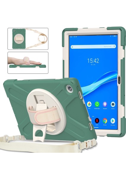 Lenovo Tab M10 Plus 10.6 3. Nesil 2022 (Zümrüt Yeşili) Kılıf (Yurt Dışından)