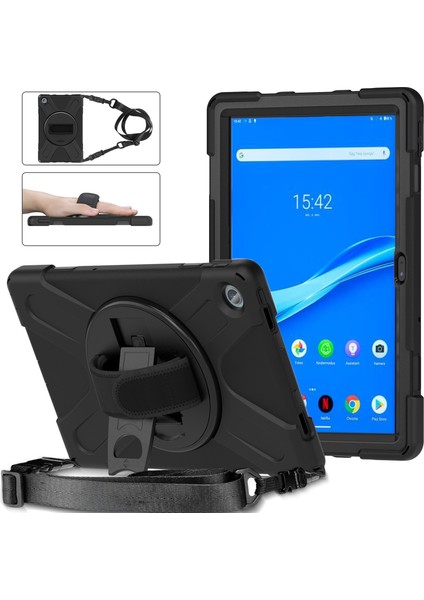 Lenovo Tab M10 Plus 10.6 3. Nesil 2022 (Siyah) Kılıf (Yurt Dışından)