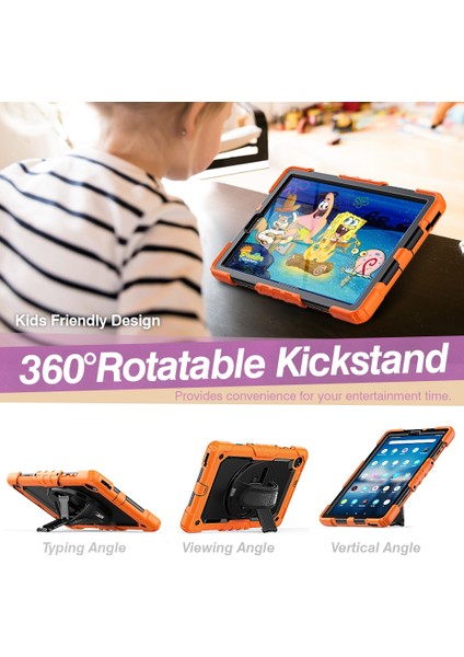 Lenovo Tab M10 Fhd Plus Için Tutuculu Koruyucu Kılıf (Yurt Dışından)