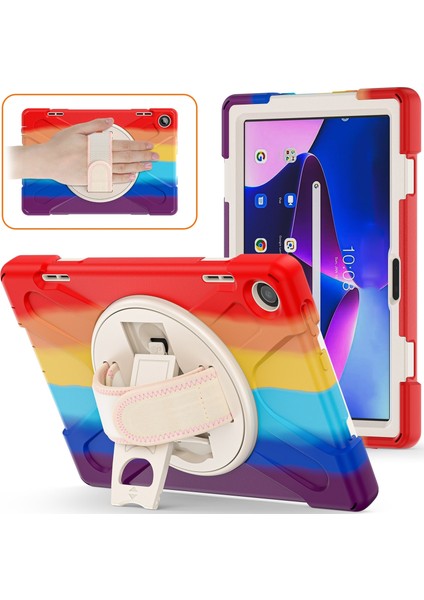 Lenovo Tab M10 10.1 3. Nesil Silikon + Pc Tablet Kılıfı (Yurt Dışından)