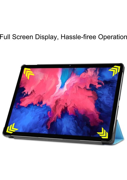 Lenovo Tab P11 (TB-J606F) Için Deri Kılıf (Yurt Dışından)