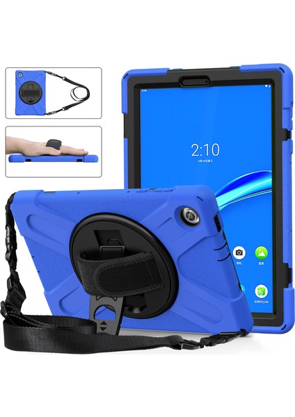Lenovo Tab M10 Plus TB-X606F Darbeye Dayanıklı Silikon + Pc Kılıfı Için (Yurt Dışından)