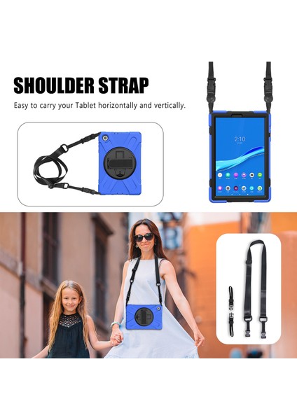 Lenovo Tab M10 Plus TB-X606F Darbeye Dayanıklı Silikon + Pc Kılıfı Için (Yurt Dışından) fiyatları