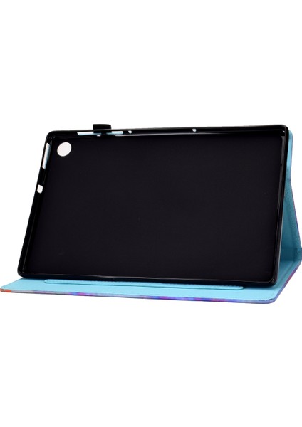Lenovo Tab M10 Plus TB-X606F Boyalı Düz ​​deri Kılıf Için (Yurt Dışından)