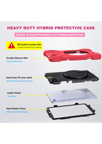 Lenovo Tab M8 Için Silikon + Pc Kılıfı (Yurt Dışından) indirimleri