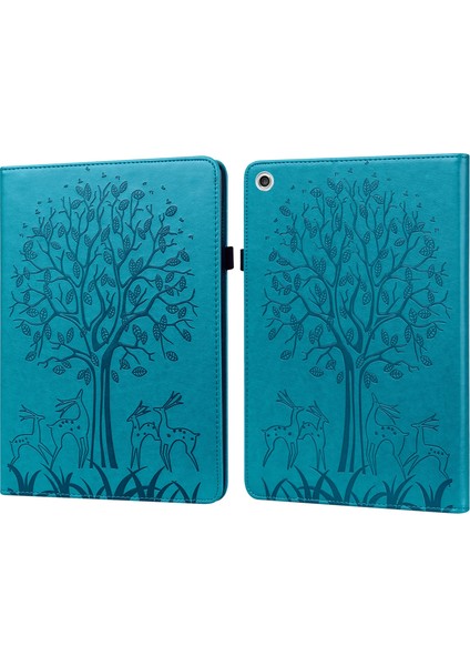 Lenovo M10 Plus 3. Nesil Için Ağaç ve Geyik Tablet Kılıfı (Yurt Dışından)