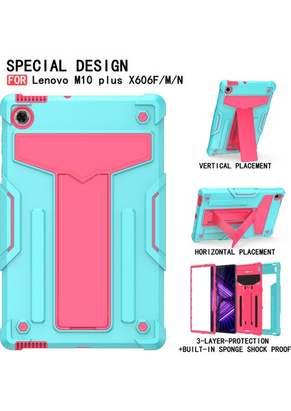 Lenovo M10 Plus TB-X606F Için Pc + Silikon Kılıf (Yurt Dışından) fiyatları
