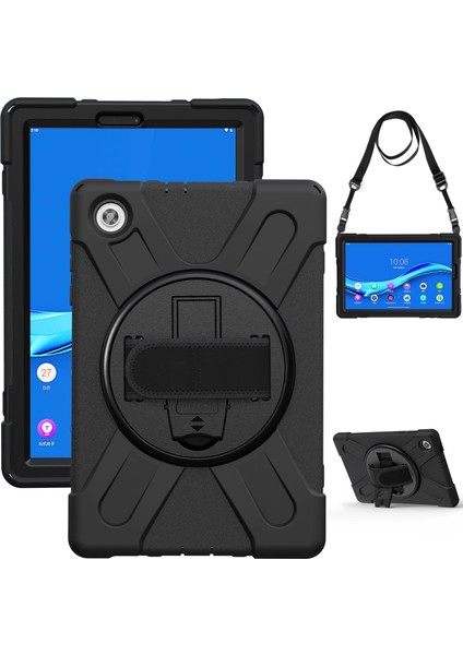 Lenovo Tab M10 Hd 2. Nesil TB-X306X Için Silikon + Pc Kılıfı (Yurt Dışından)
