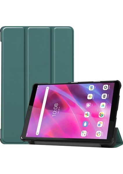 Lenovo Tab M8 3. Nesil Için Custer Texture Deri Kılıf (Yurt Dışından)