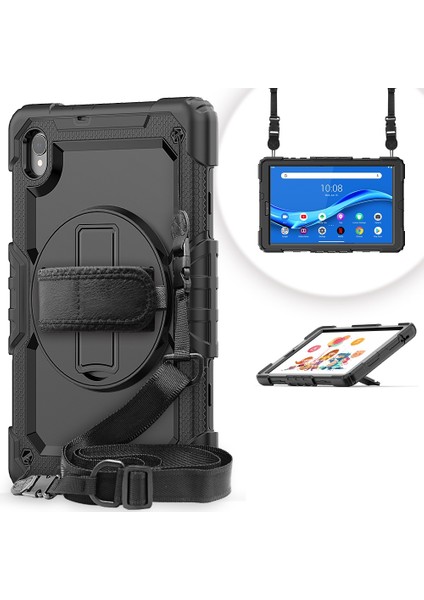 Lenovo Tab M10 Hd TB-X306X Için Silikon + Pc Tablet Kılıfı (Yurt Dışından)