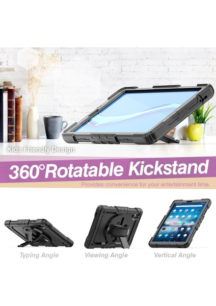Lenovo Tab M10 Hd TB-X306X Için Silikon + Pc Tablet Kılıfı (Yurt Dışından) modelleri