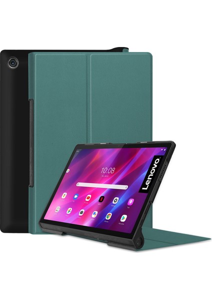 Lenovo Yoga Tab 11 / YT-J706X Için Custer Texture Deri Kılıf (Yurt Dışından)