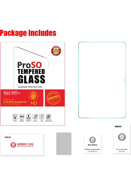 1 Adet Enkay Temperli Gl Film Lenovo Pad / Pad Plus Için (Yurt Dışından)