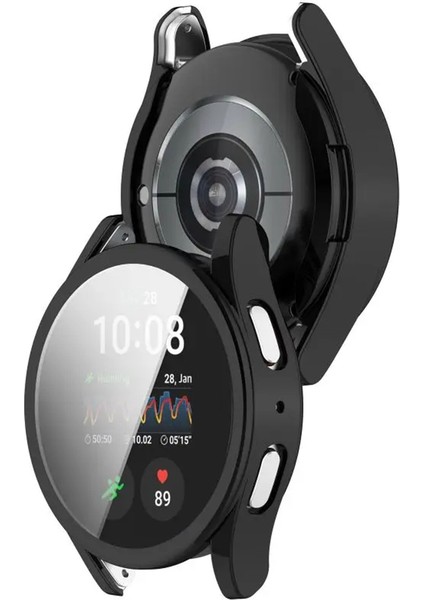 Samsung Galaxy Watch 7 40MM ile Uyumlu Kasa ve Ekran Koruyucu 360 Tam Koruma Silikon Kılıf modelleri