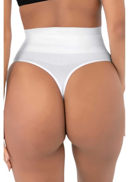 Kadın Dikişsiz Alt Karın Toparlayıcı String Külot Korse 3'lü Set