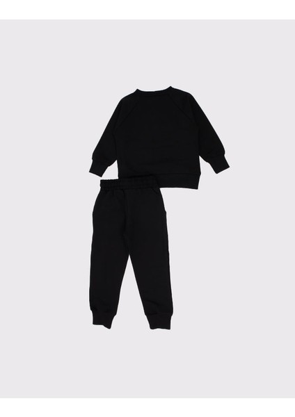 Çocuk Yaka Ribana Detaylı Sweat Eşofman Takımı modelleri