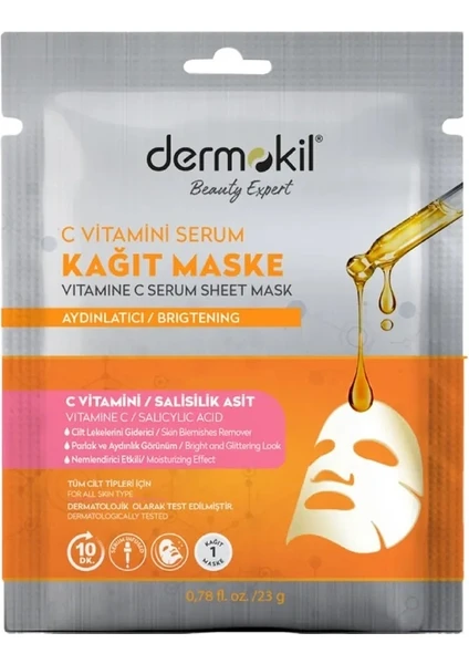 C Vitamini Serum Kağıt Maske 23 gr