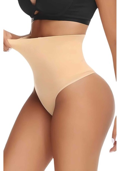 Kadın Dikişsiz Yüksek Bel Karın Toparlayıcı String Korse 3'lü Set indirimleri