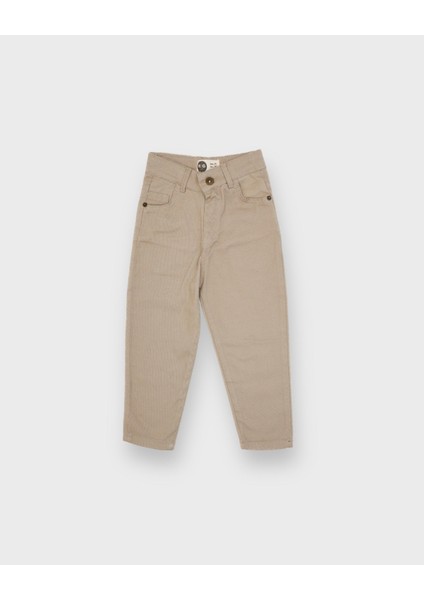 Çocuk Gabardin Kumaş Havuç Kesim Pantolon