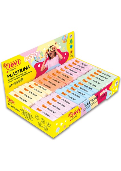 Jovı 70P 50GR Kurumayan Oyun Hamuru Pastel 5 x 6 Renk - 30'lu Kutu fiyatları