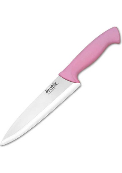 Şef Bıçağı 18 cm Pembe