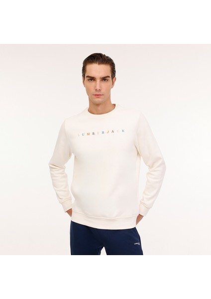 Week Erkek Ekru Sweatshirt