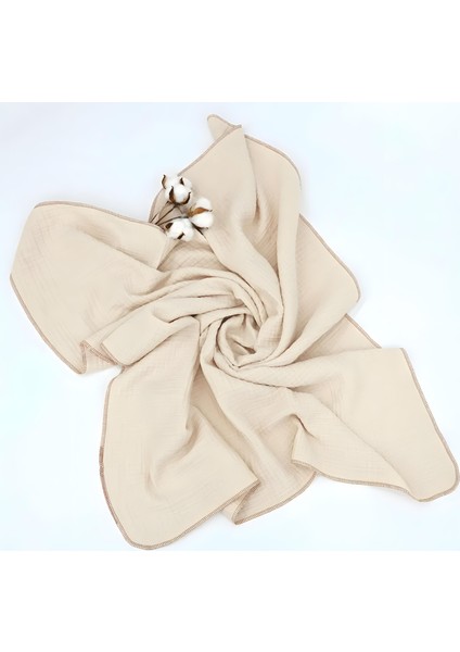 %100 Pamuk 4 Katlı Müslin Bebek Battaniyesi, Bebek Kundağı, Müslin Örtü, Yenidoğan Kundak, Soft Seri fiyatları