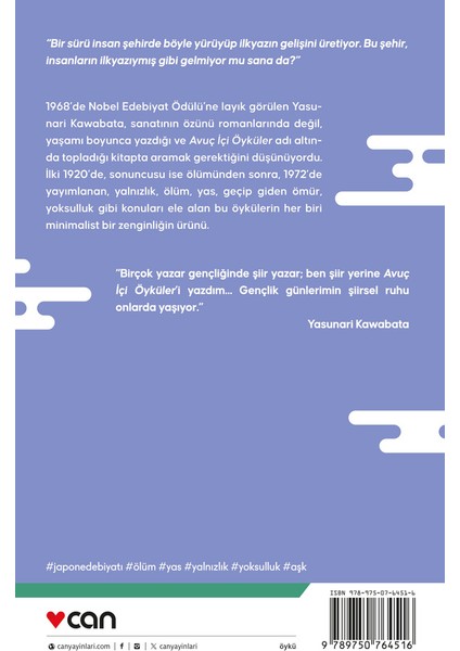Avuç İçi Öyküleri - Yasunari Kawabata