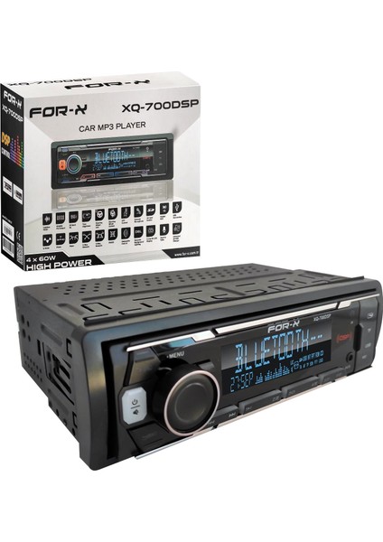 XQ-700DSP Oto Teyp 4X60W Bt/2xusb/sd/fm/aux Mobil Aplikasyon