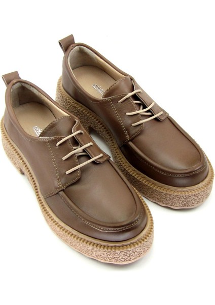 Ashley Kahverengi Deri Loafer Ayakkabı