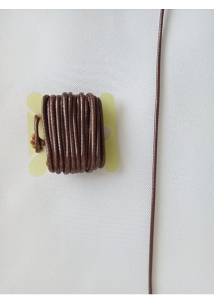 1.5 mm Kalınlığında Mumlu Kore Ip 2,5 Metre (Takı ve Makrome Bileklik ,kolye Ipi) modelleri