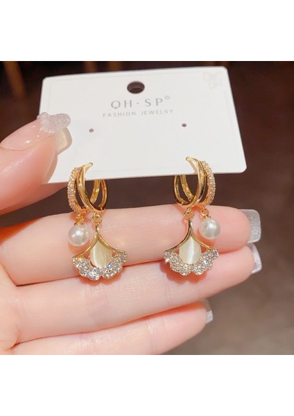 Popüler 925 Gümüş Iğne Küpe Klasik Geometrik Uzun Püskül Küpe (Yurt Dışından)