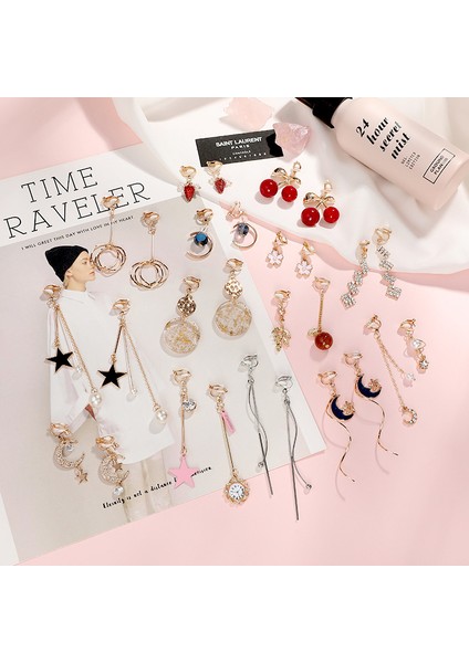 Kadınlar Için Yeni Çok Yönlü Kulak Klipsi, Sevimli, Modaya Uygun ve Kişiselleştirilmiş Delinmeyen Küpeler, Retro Mizaç Küpeleri (Yurt Dışından) fiyatları