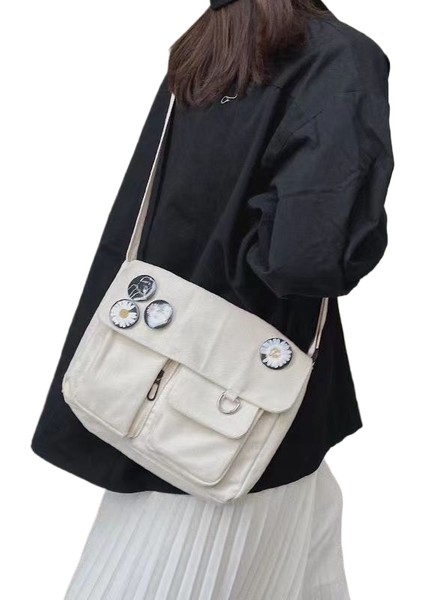 Charlottesevimli Kanvas Çanta, Kız Çantası, Omuz Çantası (Yurt Dışından)