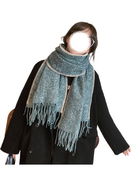 Charlotteyumuşak ve Yapışkan Cilt Dostu Kaşmir Eşarp, Edebi Düz Renk, Çok Yönlü Moda, Süper Yumuşak ve Sıcak Püskül Eşarp, Süper Yumuşak ve Sıcak Püskül Boyun (Yurt Dışından)