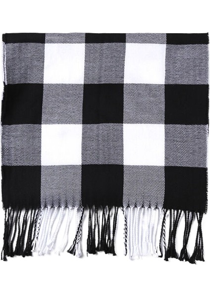Charlottemoda Ingiliz Ekose Kaşmir Eşarp Çocuk Sonbahar ve Kış Erkek Çift Sıcak Şal Dış Ticaret Eşarp (Yurt Dışından)