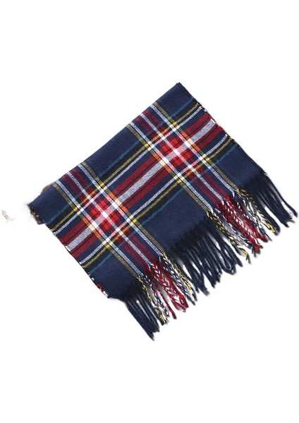 Charlottemoda Ingiliz Ekose Kaşmir Eşarp Çocuk Sonbahar ve Kış Erkek Çift Sıcak Şal Dış Ticaret Eşarp (Yurt Dışından)