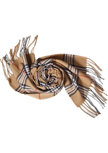 Charlottemoda Ingiliz Ekose Kaşmir Eşarp Çocuk Sonbahar ve Kış Erkek Çift Sıcak Şal Dış Ticaret Eşarp (Yurt Dışından)
