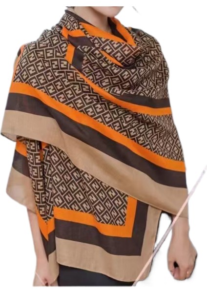 Charlotteeşarp, Ince Kadın Pamuklu ve Keten Güneş Kremi, Üst Düzey Çok Yönlü, Modaya Uygun, Yabancı Ipek Eşarp, Şal, Çift Amaçlı Benzersiz Eşarp (Yurt Dışından)