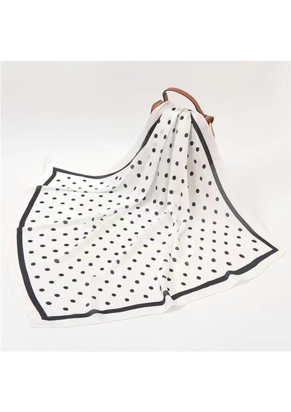 Charlottekare Eşarp, Yüksek Kaliteli Kafa Bandanası, Ipek, Moda Ipek Eşarp, Çok Yönlü Eşarp, Modaya Uygun Şal, Benzersiz ve Çok Yönlü (Yurt Dışından)