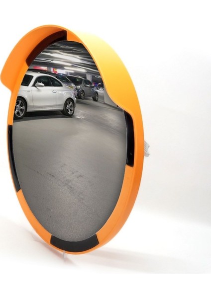 Trafik Aynası - Trafik Güvenlik Aynası Sarı Siyah 80 cm